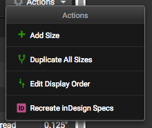 ad size actions